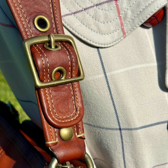 COACH Bleecker Legacy Turn Lock Shoulder Bag 65th Anniversary 2007 Whiskey 11127 - Picture 7 of 16